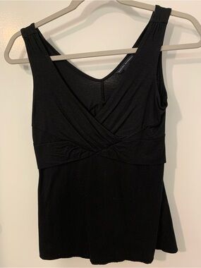 Banana Republic Black V Neck Sleeveless Top Size XS